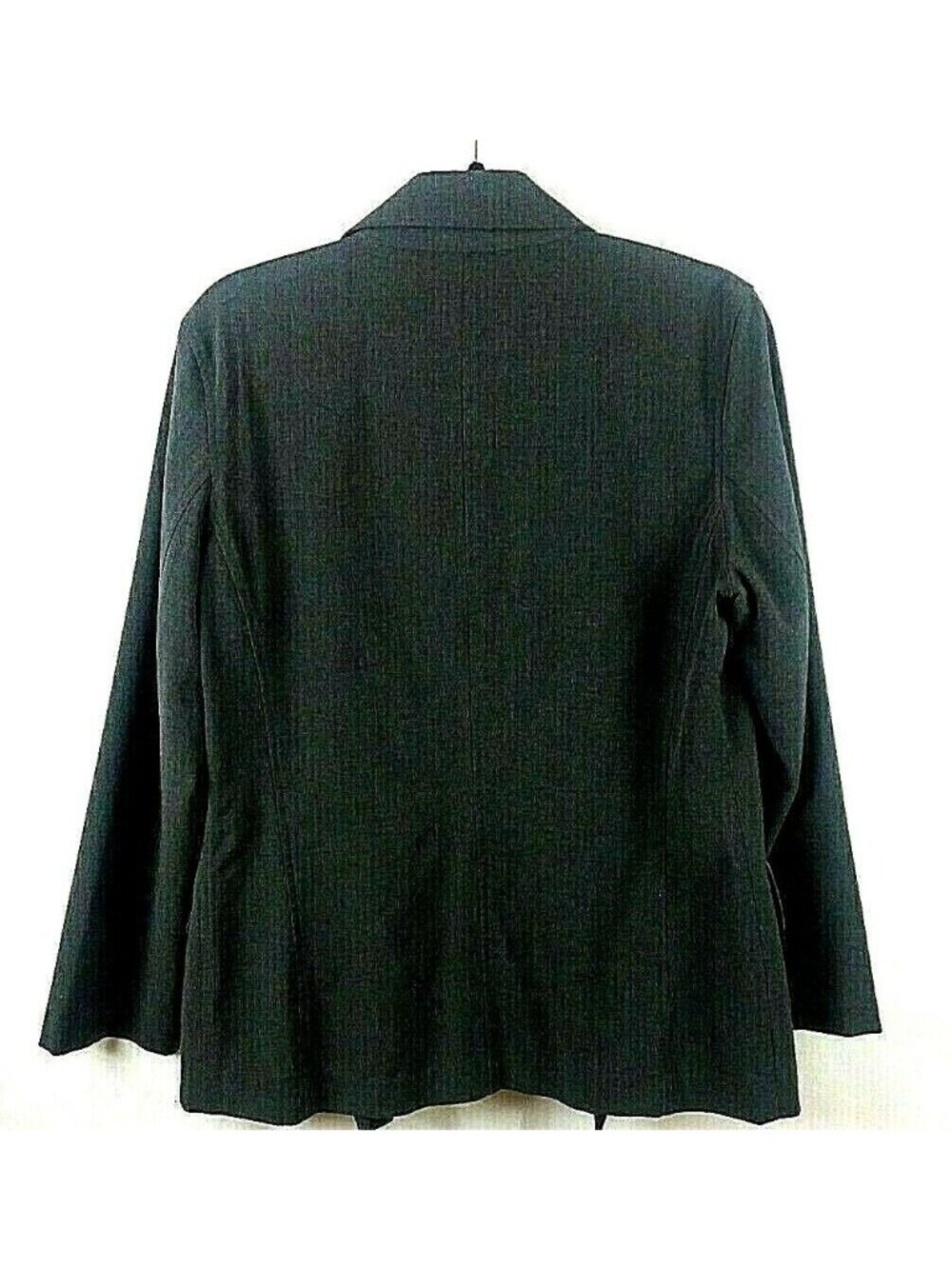 Gray Blazer Jacket Medium Chicos 1 Workwear Interview Career - Picture 2 of 6